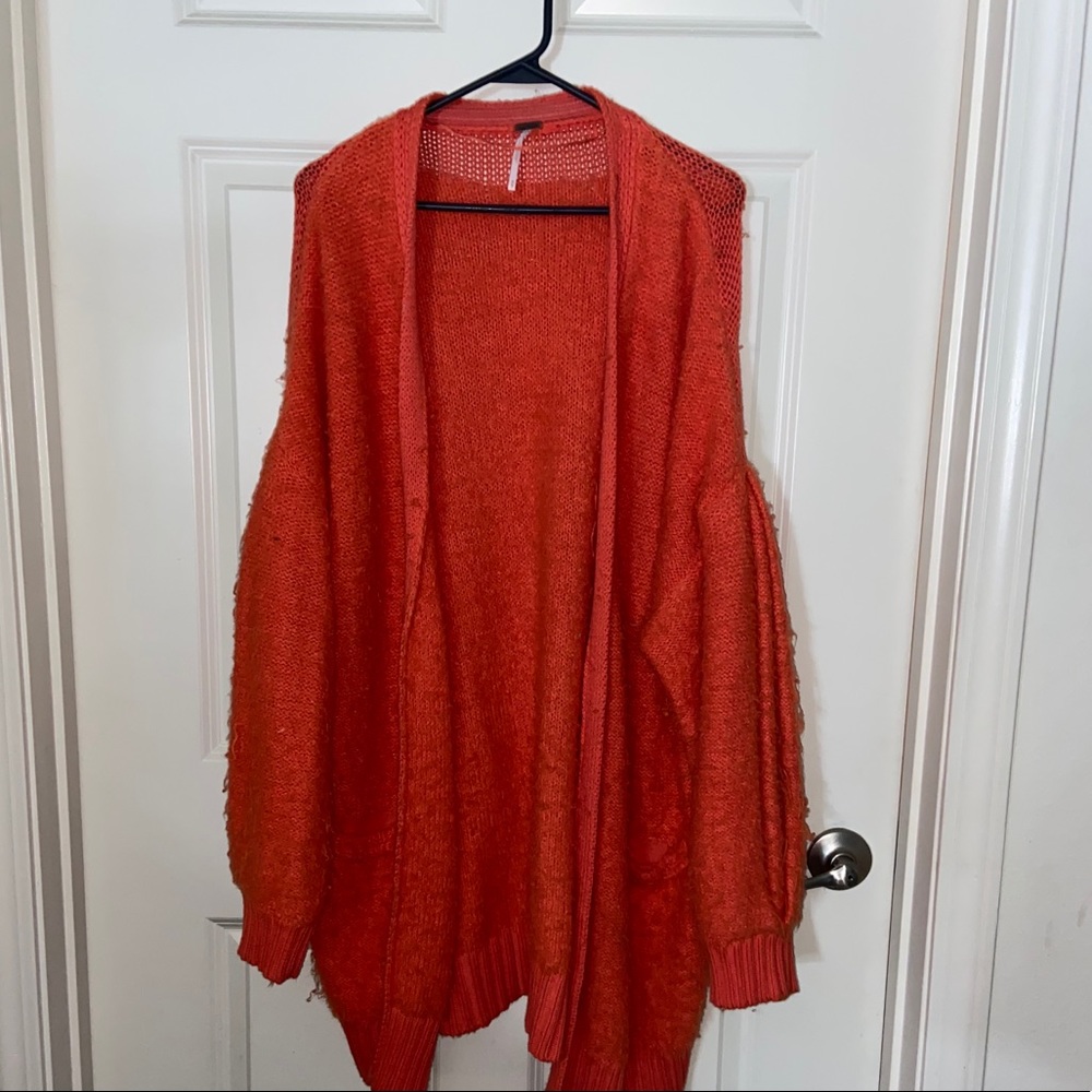 Orange Free People Cardigan